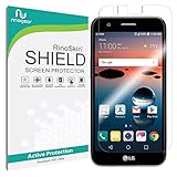 RinoGear for LG Harmony Screen Protector [Active Protection] (Edge-to-Edge) Flexible HD Invisible Clear Shield Anti-Bubble