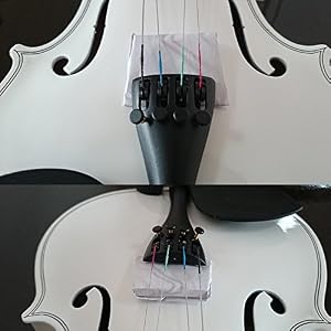 Student-Akustische-Violine-Full-44-Fichte-aus-Ahorn-mit-Fall-Schleife-Kolophonium-wei-Farbe