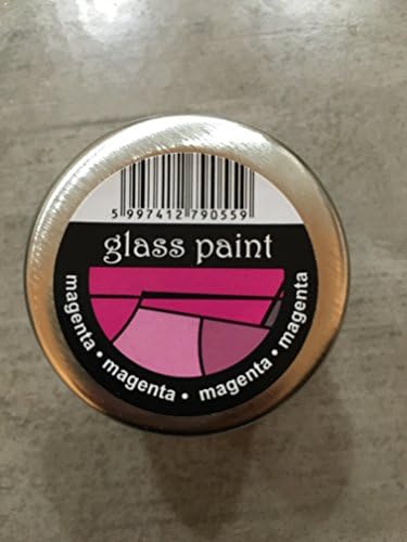 Pentart Glass Colors Glass Paint Solvent Based, 30 ml Magenta (Carmine)