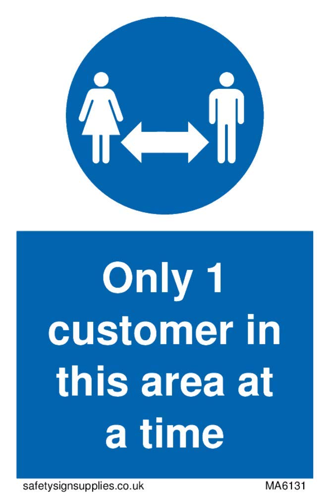 Only 1 customer in this area at a time