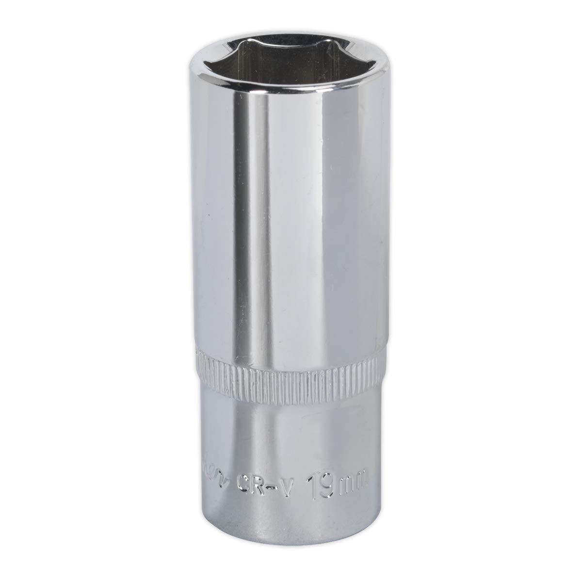 Sealey Sp3819D Walldrive Socket 19Mm Deep 3/8Sq Drive Fully Polished