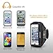 iPhone 5 / SE Armband with Expanded Pocket for Protective Case, Sports Running Armband fits iPhone SE, iPhone 5s, iPhone 5, iPhone 5c, iPhone 4 and iPod Touch 5G, Adjustable, Sweat Resistant