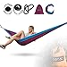 Serac [Durable Hammock & Strap Bundle] Classic Portable Single Camping Hammock with Suspension System - Perfect for The Backpack, Lightweight Travel and Camping (Wildflower Purple/Teal)