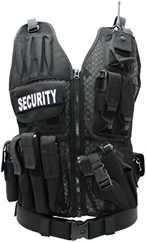 First Class Tactical Duty Vests Security, Black