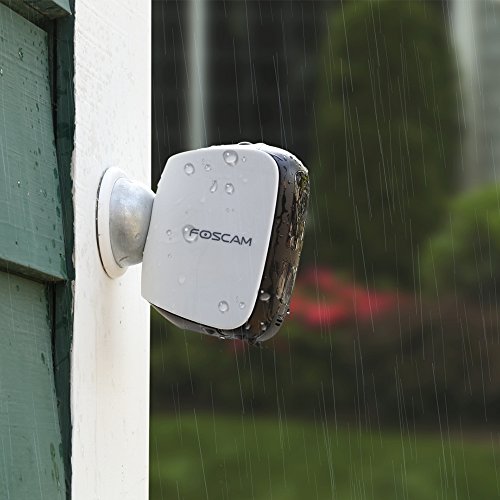 Foscam E1 WireFree Home Security Camera System, Wireless Rechargeable