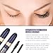 4D Silk Fiber Lash Mascara & Fiber 2-in-1 Set, 3D Effect, Advanced Waterproof Smudge-Proof Formula, Bolder Fuller Thicker Eyelashes, Long-Lasting Clump-free Hypoallergenic [Black]