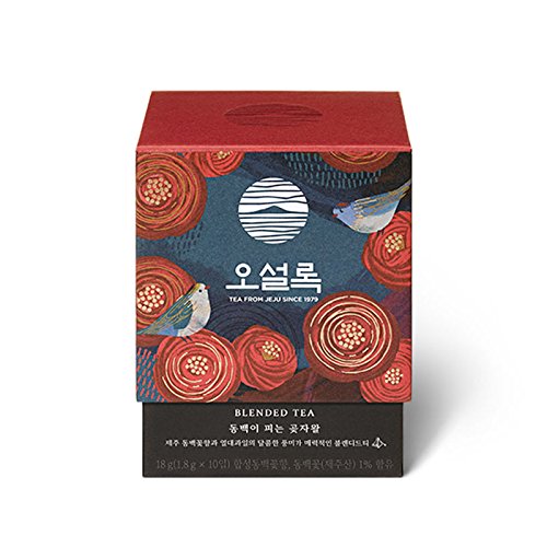 O’ sulloc Camellia Flower in full bloom Jeju Forest Green tea : Tropical Fruit Sweet Flavor