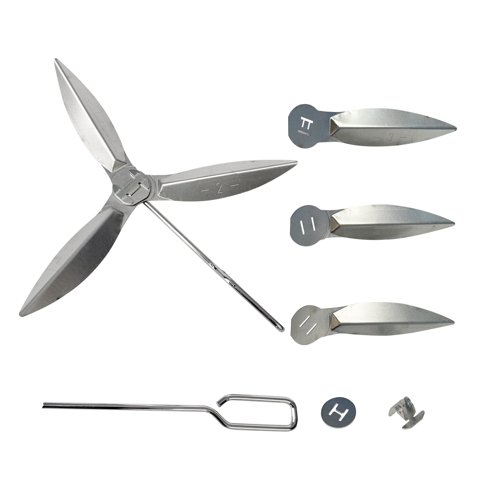 CDIYTOOL 22-1/2 Inch One-Touch Cleaning System Kit Compatible Weber Grill Parts Replacement Parts 7444 Charcoal Grills