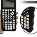 Silicone Case for Ti 84 Plus CE Calculator (Black) - Cover for Texas Instruments Ti-84 Graphing Calculator - Silicon Skin for Ti84 Plus - Protective & Anti-Scretch Cases - Ti 84 Accessories by Sully