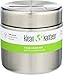Klean Kanteen Single Wall Stainless Steel Food Canister Container with Leak Proof Stainless Steel Interior Lid - 16oz
