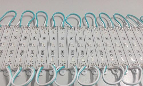 Led World 200PCS DC12V SMD 5630 super bright 3 LEDs Green Waterproof LED Module