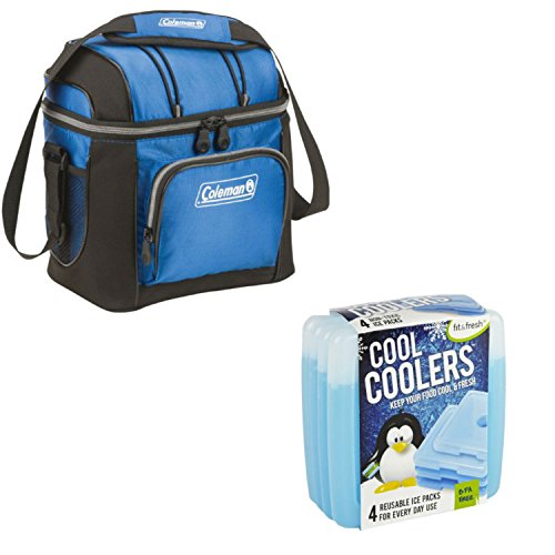 Coleman Mini Cooler Bundle Featuring a 9 Can Soft Cooler plus a Cool