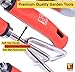 Wellmax Garden Tools Set of 12 with Gardening Gloves, Pruning Shear and 7 Piece Stainless Steel Hand Digging Tool Heavy Duty kitthumb 4