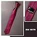 Dan Smith Stylish Slim Neck Tie Multi-Color Plain Thin Neckties Silk Blend Bundle Deal Casual Autumn 5 Style DAN1003 Red,Black,Midnight Blue,Indigo,Medium Violet Red
