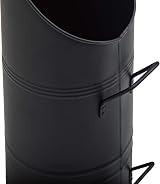 Trendi Traditional Galvanized Iron Fireplace Coal Scuttle Hod Bucket Holder view 3