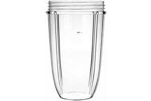 Zuikn 24 oz Tall Cup Blender Replacement Cup Compatible for NutriBullet 600w/ 900w/1000w/1200w Blender,Juicer Mixer Replaceme