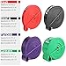 FEMOR Resistance Exercise Bands, Workout Bands Pull Up Assist Bands for Body Stretching, Powerlifting, Resistance Training, Set of 4