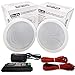 Herdio 5.25″ Round Bluetooth Ceiling Speakers 2 Way Flush Mount Full Range Stereo Sound (A Pair)thumb 4