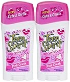 Teen Spirit Antiperspirant & Deodorant, Pink Crush - 2.3 oz - 2 pk