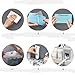 Boyan Toothbrush Holder Set, Save Space No Drill Wall Mount Toothpaste Dispenser and Multi-Functional Slots Bathroom Organizer with Water Drainer (Large)