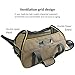 Harbo Soft Sided Pet Carrier Airline Travel Cat/Dog Small Animals Tote Bag(Apricot)