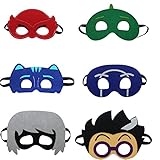 Starkma Cartonn Hero Party Favors Dress Up Costume Set of 6 Mask