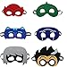 STARKMA Cartonn Hero Masks Party Favors Dress Up Costume Set of 6 Mask
