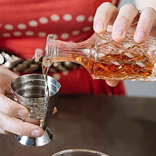 Fangfeen 75ML Edelstahl-Skala Jigger Cocktail-Wein-Getränk Shaker Pub Bar Koch Werkzeuge – Bild 3
