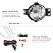 AUTOSAVER88 Glass Lens Fog Lights 9006 12V 51W Halogen Lamp Competible for 2002-2008 Dodge Ram 1500\2500 Pick Up Truck with Wiring Kit and Lamp Bracket