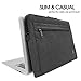 Evecase 13-13.3 inch City Laptop Sleeve Water Resistant Durable Professional Business Neoprene Bag for MacBook Pro, MacBook Air, 12.9 iPad Pro Tablet, Ultrabook Chromebook and More - Coal Gray