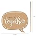 Big Dot of Happiness Better Together - Wedding Photo Booth Props Kit 20 Count