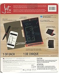 Boogie Board Jot 8.5 eWriter plus Bonus Folio Cover y Executive Stylus Bundle (rojo)