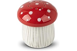 DGUDGU Mushroom Baking Soda Holder For Fridge Deodorizer Ceramic Baking Soda Fridge Holder Odor Absorber Container Smell Remover Cute Fridge Deodorizer Refrigerator Odor Eliminator(No Soda)
