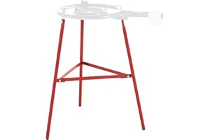 Magefesa 30-Inch Heavy-Duty Reinforced Burner Tripod, Compatible with Most Burners, Ideal for Paella Pan Cooking (Burner Not Included, Red)