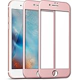 iPhone 7 Screen Protector, SmartLegend [2-Pack] 9H Premium HD Clear Full Coverage Tempered Glass [Rounded Edge] Screen Protector Films with Metal Frame Protection for iPhone 7 4.7
