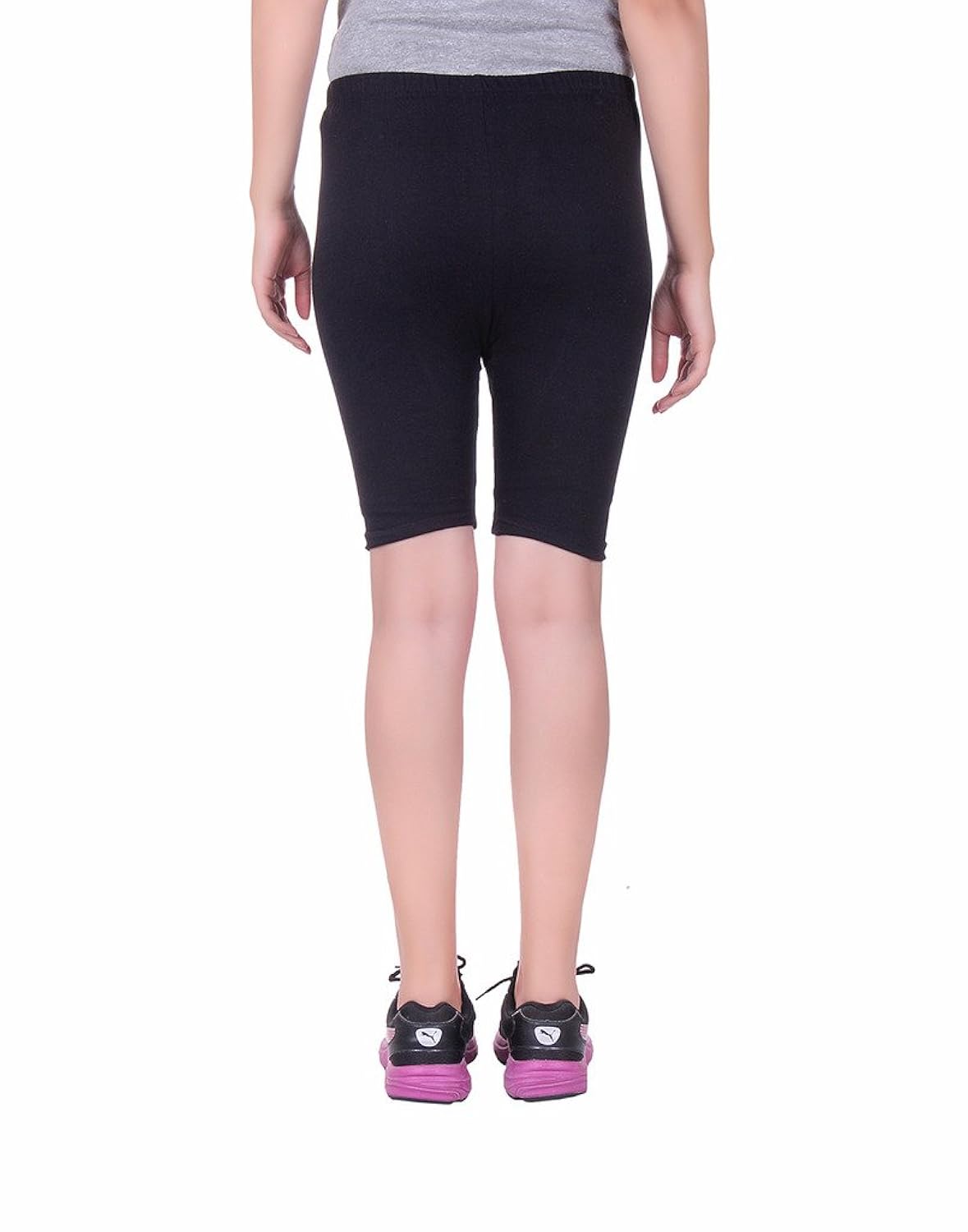 alisha women's cotton lycra cycling shorts/tights - pack of 4