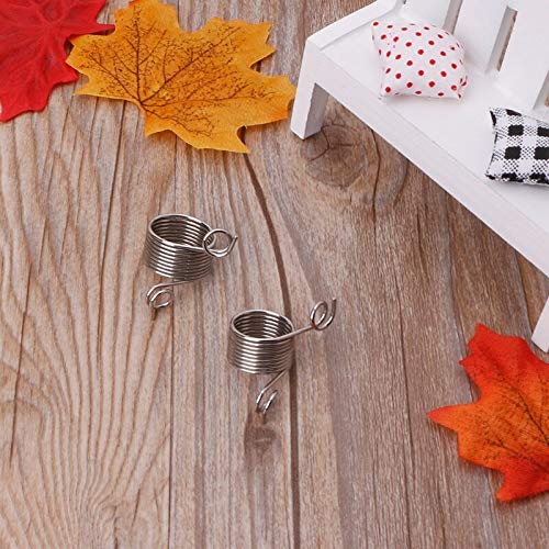 Best Quality Stainless Steel Yarn Threader Finger Ring Wool Thread Thimble Knitting Sew S L, Yarn Needle Threaders - Antique Yarn Tool, Yarn Sewing Needle, Yarn Threader, Needle Yarn - Thumbnail 3