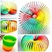 Kicko Jumbo Rainbow Coil Spring - 7 Inch Magic Toy Stretches Over 43 Feet - for Parties, Birthdays