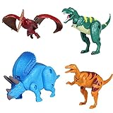 Ziyier G&E: Pack of 4 Transforming Dino Eggs Toy Package