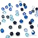 50 pcs Swarovski 5328 / 5301 4mm Crystal Xilion Bicone Beads BLUE Colors Mix **FREE Shipping from Mychobos (Crystal-Wholesale)**