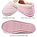 ChicNChic Women Plush House Slippers Ladies Non Slip Indoor Winter Bedroom Shoes Pink 7-8 B(M) US