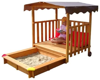 GASPO 310375 - Spielhaus mit Sandkasten