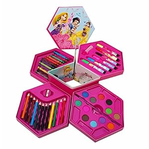 Sudha Etail 46 pcs PLASTIC durable Color Box,fully loaded combo of water,crayons,Pencil & Sketch colors-kids choice…