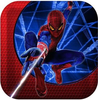Amazing Spiderman Dinner Plates - 8 Count
