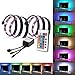 Bias Lighting for HDTV USB Powered TV Backlighting, Home Theater Accent lighting Kit With Remote Control, Kohree 2 RGB Multi Color Led Light Strip (Reduce eye fatigue and increase image clarity)