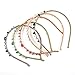 KLOUD City Fashion Multiclolor Handcraft Crystal Rhinestones Women Hairband Hair Accessories Hair Band Headband (SET1)