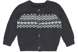 Modern Moments by Gerber Baby-Boys Toddler Holiday Fair Isle Sweater