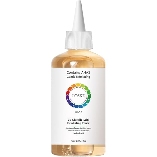 Glycolsäure-Toner 7% – Für Unreine & Fettige Haut – Gegen Poren, Pickel & Akne – Mit Aloe Vera