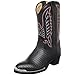 Durango BT840 Lil' Black Lizard Western Boot (Toddler/Little Kid/Big Kid),Black Lizard N' Chrome,1 M US  Little Kid