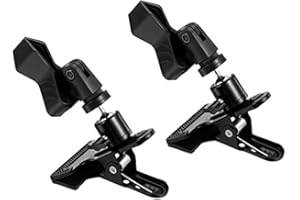 Embroidery Hoop Clip, 360° Swivel Adjustable Table Clip, Crossstitch Clip Opening Up to 4.03 cm, for Needle Sewing, 2PCS